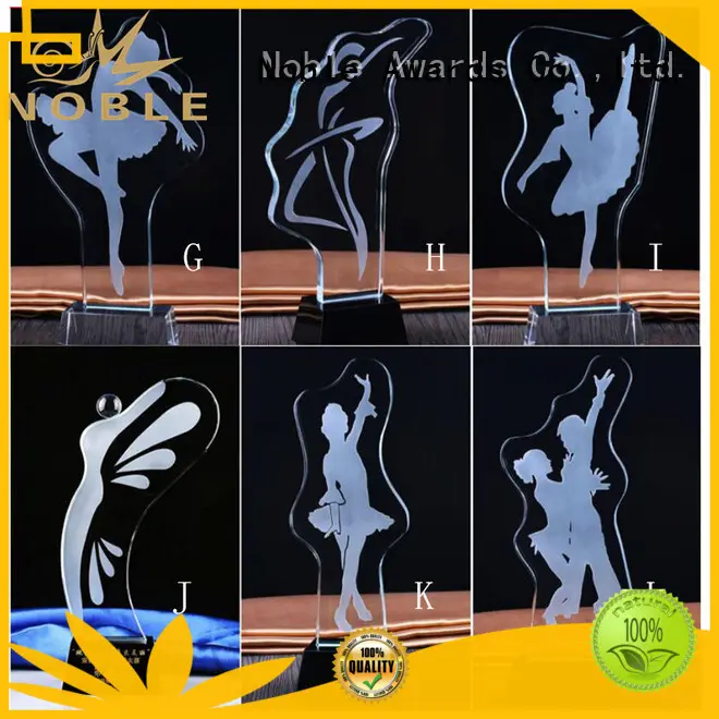 Noble Awards premium glass Crystal Trophy Award supplier For Sport games1 1