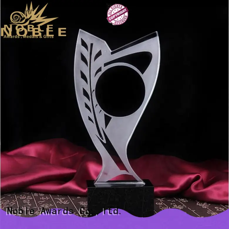 Noble Awards solid mesh Crystal trophies ODM For Gift 1