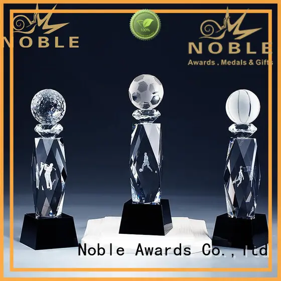 Noble Awards premium glass Blank Crystal Trophy OEM For Sport games1 1