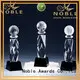 Noble Awards premium glass Blank Crystal Trophy OEM For Sport games1 1