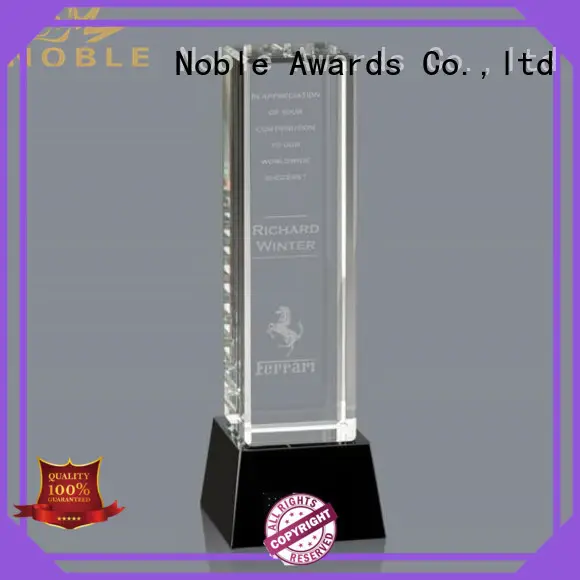 Noble Awards portable Crystal Trophy Award for wholesale For Awards 1