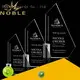 Noble Awards premium glass Blank Crystal Trophy ODM For Gift 1