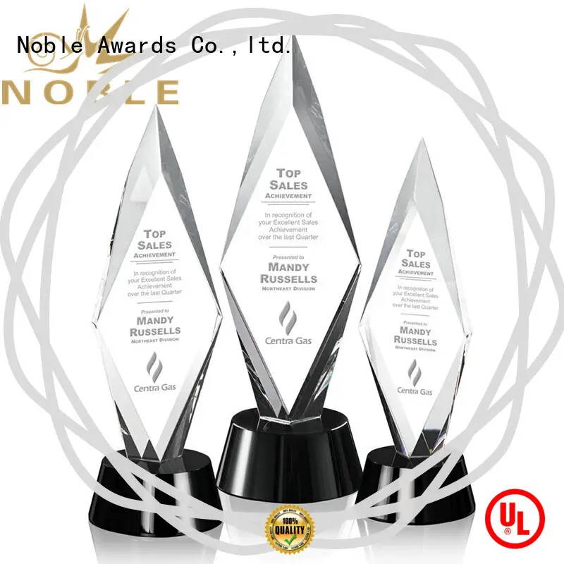 Noble Awards premium glass Crystal Trophy Award OEM For Sport games3 1