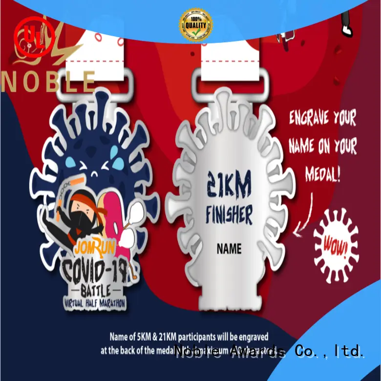 Noble Awards Zinc Alloy star shaped medals for wholesale For Sport games 1