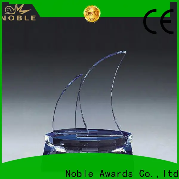Noble Awards premium glass Blank Crystal Trophy for wholesale For Gift 1