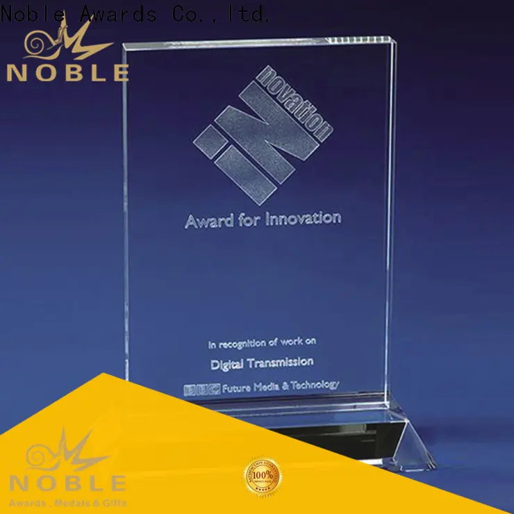 Noble Awards premium glass Crystal Trophy Award bulk production For Gift 1