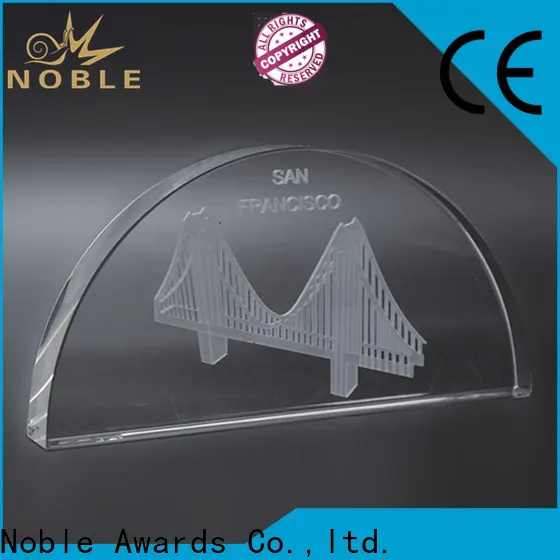 solid mesh Crystal Trophy Award premium glass supplier For Sport games 1