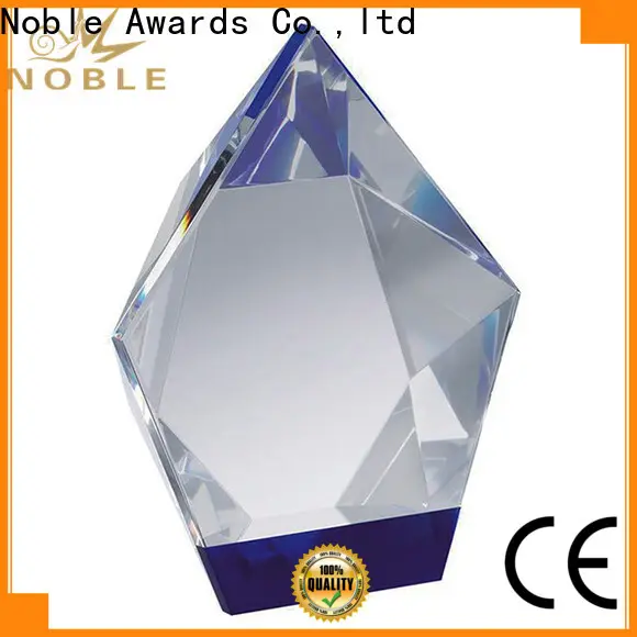 solid mesh Crystal Trophy Award jade crystal supplier For Sport games 1