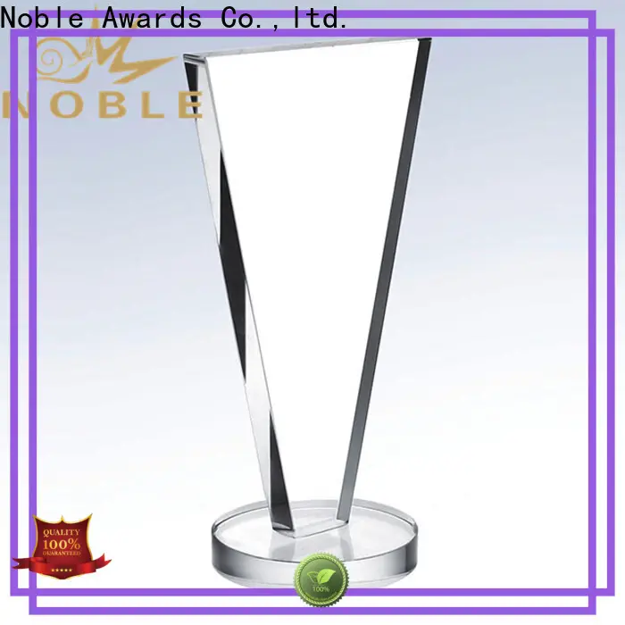 Noble Awards premium glass Blank Crystal Trophy OEM For Gift2 1