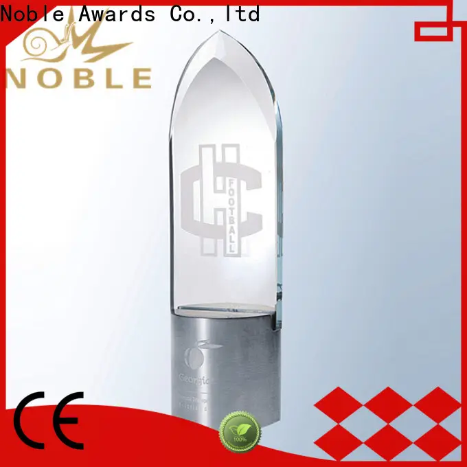 Noble Awards premium glass Blank Crystal Trophy get quote For Sport games2 1