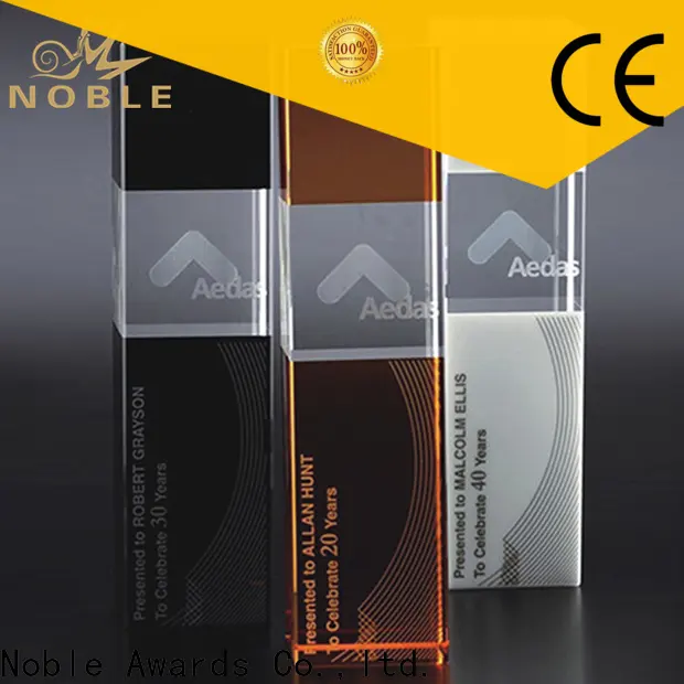 Noble Awards portable Blank Crystal Trophy OEM For Awards 1