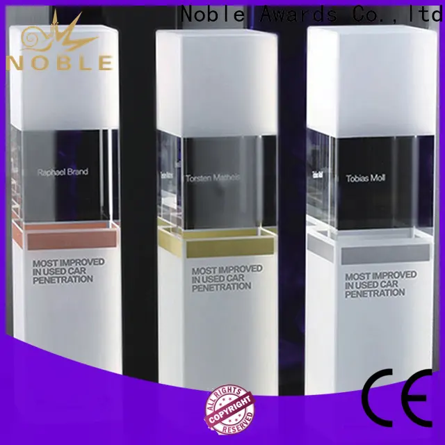 Noble Awards solid mesh Crystal trophies OEM For Sport games 1