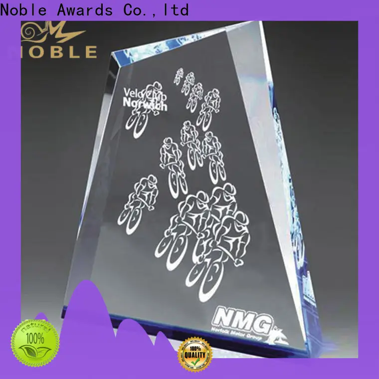 Noble Awards jade crystal Crystal trophies free sample For Sport games3 1