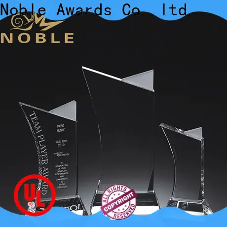 Noble Awards solid mesh Crystal Trophy Award OEM For Awards 1