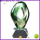 Noble Awards crystal Art glass trophies for wholesale For Sport games 1