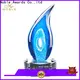 portable Art Craft glass trophies crystal supplier For Gift 1