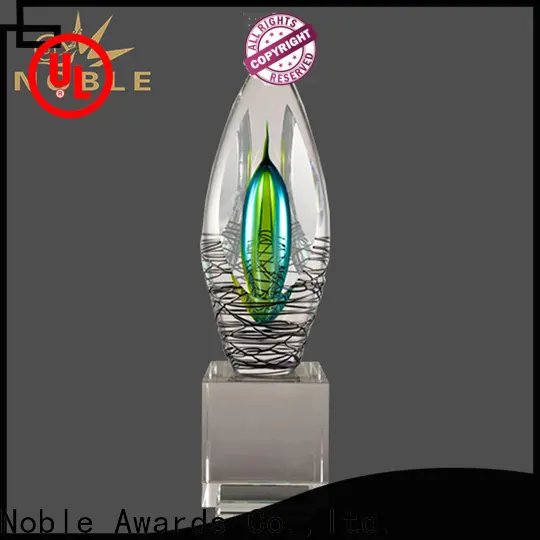 Noble Awards at discount Art Craft glass trophies supplier For Sport games1 1