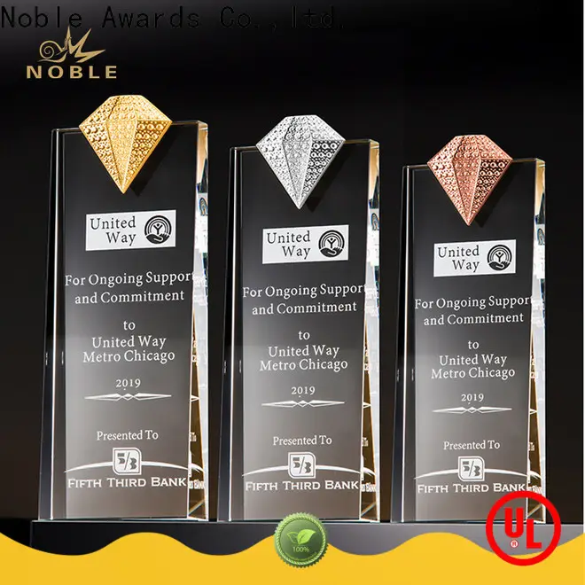 Noble Awards jade crystal Crystal trophies for wholesale For Awards1 1
