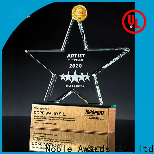 solid mesh Crystal trophies premium glass OEM For Awards 1