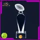 Noble Awards premium glass Blank Crystal Trophy free sample For Sport games2 1