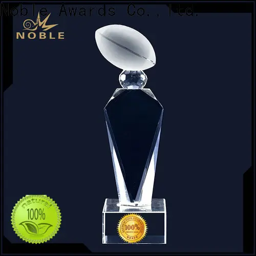 Noble Awards latest personalized glass gifts with Gift Box For Sport games 1