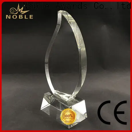 Noble Awards premium glass Crystal trophies OEM For Sport games2 1