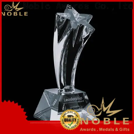 Noble Awards premium glass Crystal Trophy Award for wholesale For Sport games1 1