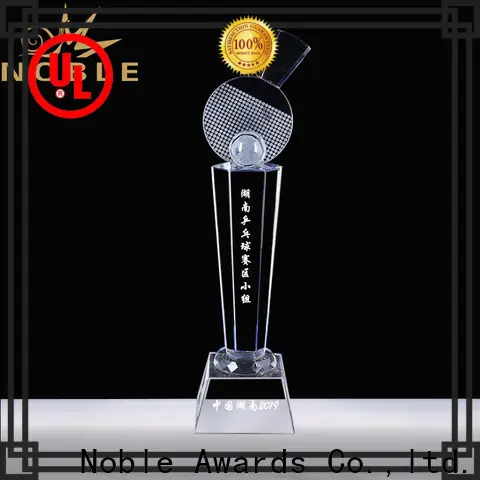 Noble Awards premium glass Crystal Trophy Award OEM For Awards3 1