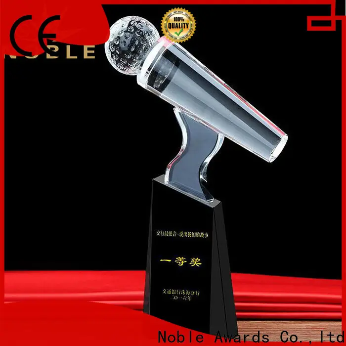 Noble Awards solid mesh Blank Crystal Trophy for wholesale For Sport games 1