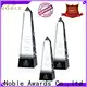 Noble Awards high-quality Blank Crystal Trophy OEM For Sport games1 1