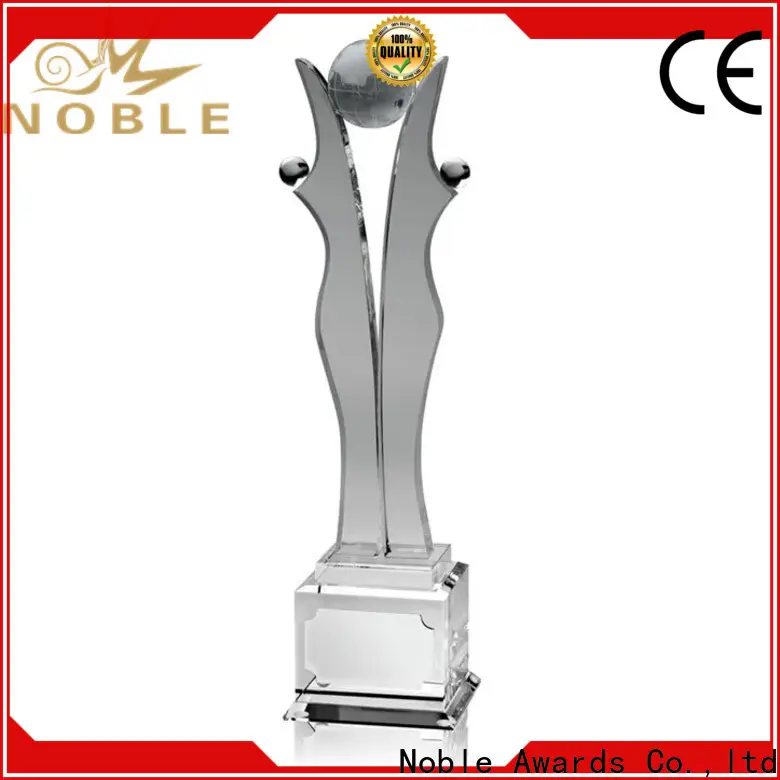 Noble Awards portable Crystal Trophy Award supplier For Sport games1 1