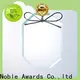 Noble Awards transparent personalized glass gifts with Gift Box For Gift 1