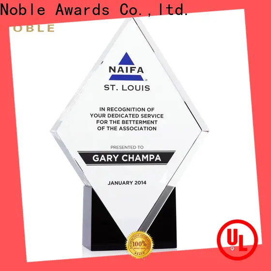 Noble Awards premium glass Crystal Trophy Award OEM For Gift2 1