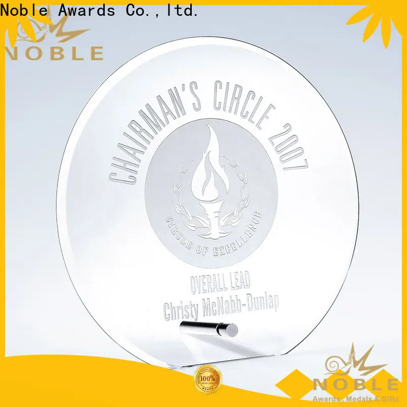 Noble Awards durable Blank Crystal Trophy free sample For Sport games 1