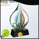 Noble Awards solid mesh Art glass trophies bulk production For Sport games 1