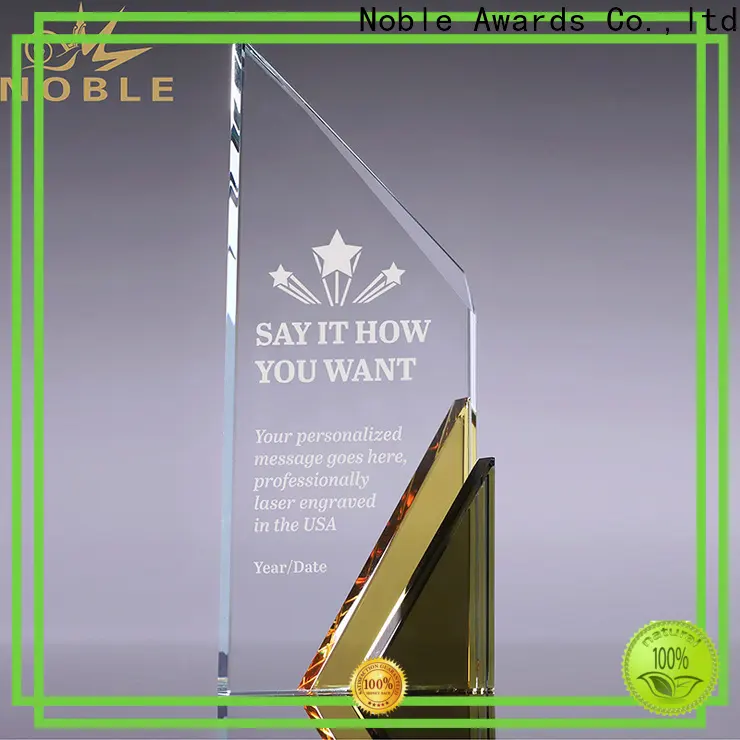 durable Crystal trophies premium glass buy now For Sport games 1