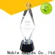 Breathable Blank Crystal Trophy jade crystal buy now For Gift 1