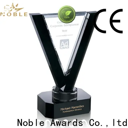 Noble Awards premium glass Crystal Trophy Award for wholesale For Sport games3 1