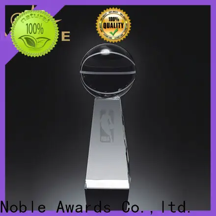 Noble Awards premium glass bespoke crystal soccer trophy ODM For Awards 1