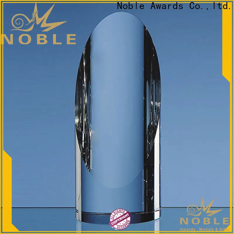 Noble Awards premium glass personalised engraved glass plaque bulk production For Sport games 1