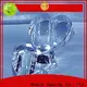 at discount Crystal American football trophy premium glass ODM For Gift 1
