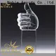 Noble Awards jade crystal customized Crystal Trophy bulk production For Gift 1