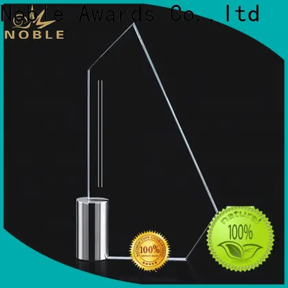 Noble Awards portable jade glass trophies for wholesale For Gift 1