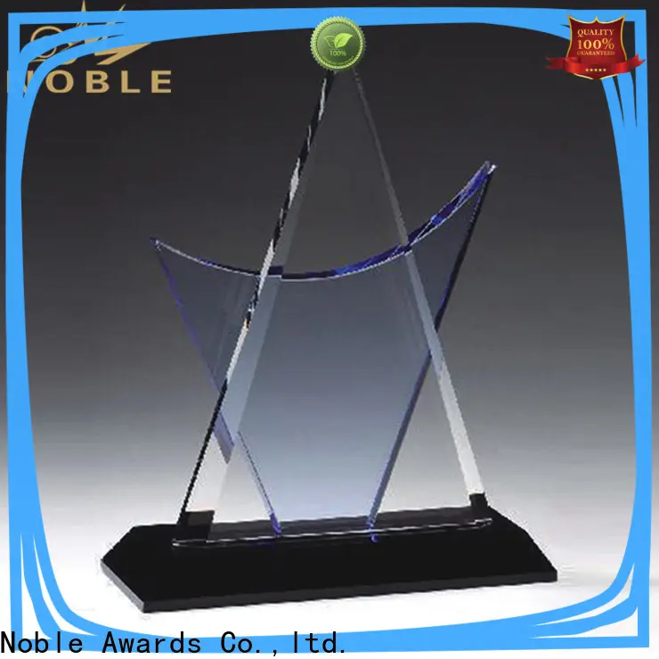 Noble Awards durable crystal glass plaque bulk production For Sport games 1