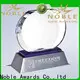 Noble Awards portable personalized engraved glass plaques bulk production For Sport games 1