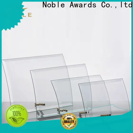 Noble Awards premium glass glass trophy stand free sample For Gift 1