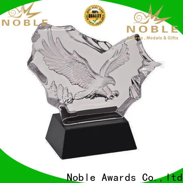 Noble Awards high-quality glass football trophies free sample For Gift 1