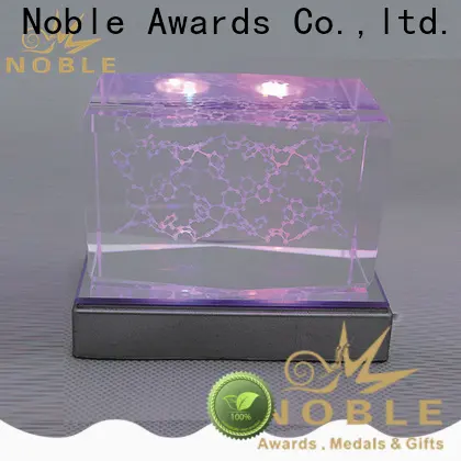 Noble Awards premium glass custom crystal NBA trophy customization For Gift 1