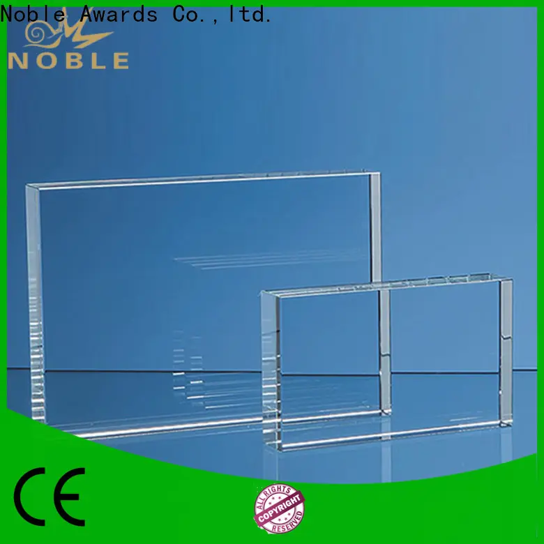 Noble Awards jade crystal plaque glass bulk production For Gift 1
