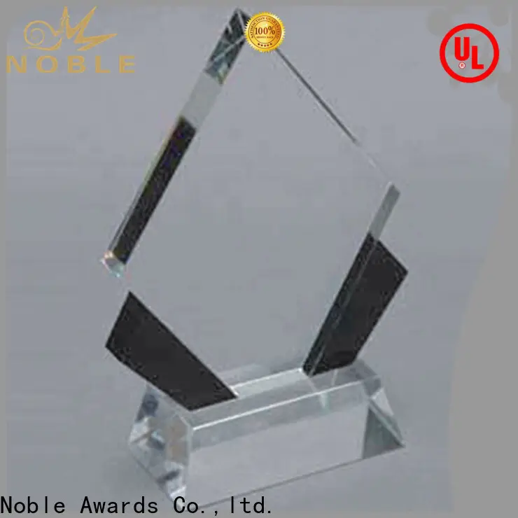 Breathable crystal glass golf trophies jade crystal for wholesale For Sport games 1
